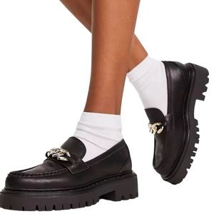 Aldo Brixton  loafer in Patton leather size 8. Black